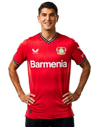 Exequiel Palacios; Bayer 04 Leverkusen; 1.BL, Porträttermin 2022 2023,