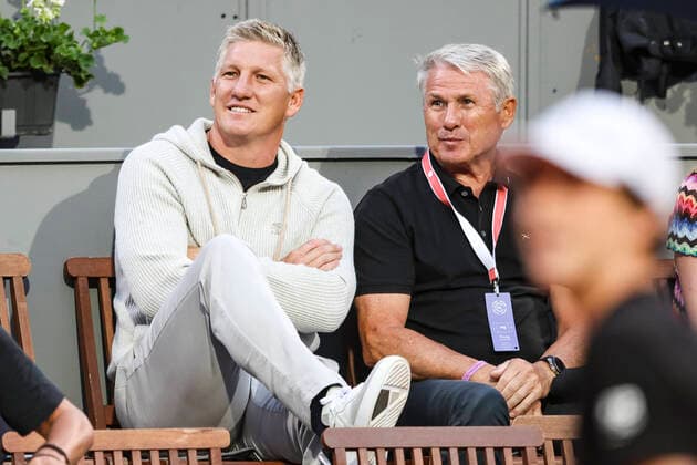 Sport Themen der Woche KW30 TENNIS - ATP, Tennis Herren Generali Open 2022 KITZBUEHEL,AUSTRIA,26.JUL.22 - TENNIS - ATP World Tour, Generali Open. Image shows Bastian Schweinsteiger.  GEPAxpictures xPatrickxSteiner