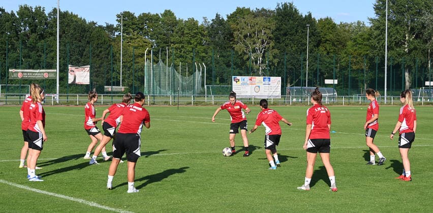 Fussball, Frauen, Saison 2022 2023, Regionalliga Nordost, 1. FC Union Berlin, Training, 28.07. 2022, Copyright: xMatthiasxKochx
