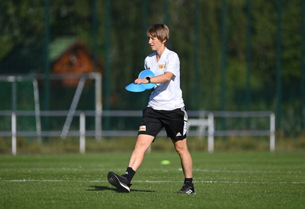 Fussball, Frauen, Saison 2022 2023, Regionalliga Nordost, 1. FC Union Berlin, Training, Trainerin Ailien Poese (1. Frauen 1. FC Union), 28.07. 2022, Copyright: xMatthiasxKochx
