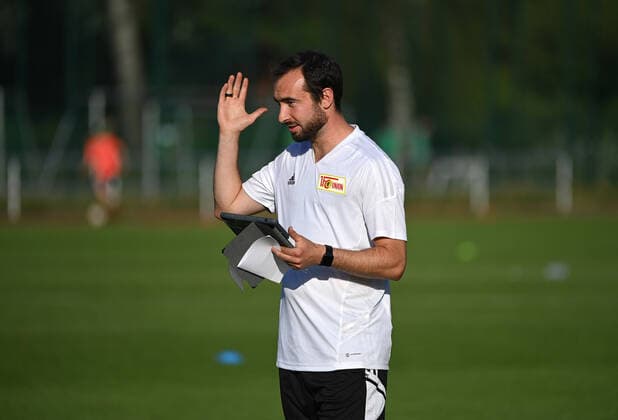 Fussball, Frauen, Saison 2022 2023, Regionalliga Nordost, 1. FC Union Berlin, Training, Co-Trainer Sven Gruel (1. Frauen 1. FC Union), 28.07. 2022, Copyright: xMatthiasxKochx