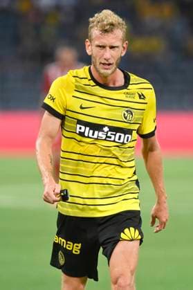 Fabian Lustenberger, YB, BSC Young Boys - FK Liepaja, Qualifikation Conference League, Fussball, 28.07.2022