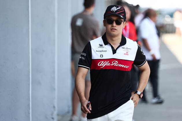 F1 Hungarian Grand Prix Practice Zhou Guanyu of Alfa Romeo arrives ahead of the practice before the Formula 1 Hungarian Grand Prix at Hungaroring in Budapest, Hungary on July 29, 2022. Budapest Hungary  Copyright: xJakubxPorzyckix originalFilename:porzycki-f1hungar220729_npsbX.jpg
