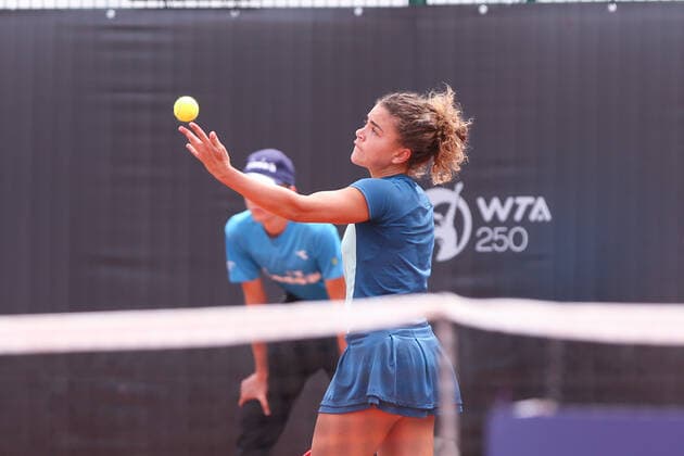 WARSZAWA 29.07.2022 TURNIEJ TENISOWY BNP PARIBAS POLAND OPEN --- WOMENS WTA, Tennis Damen 250 TENNIS TOURNAMENT BNP PARIBAS POLAND OPEN IN WARSAW JASMINE PAOLINI FOT. ANNA KLEPACZKO FOTOPYK NEWSPIX.PL --- Newspix.pl POLAND OUT!  220729LUM008