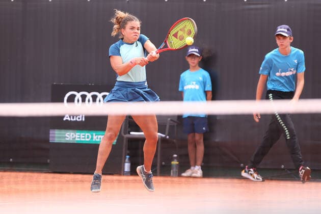 WARSZAWA 29.07.2022 TURNIEJ TENISOWY BNP PARIBAS POLAND OPEN --- WOMENS WTA, Tennis Damen 250 TENNIS TOURNAMENT BNP PARIBAS POLAND OPEN IN WARSAW JASMINE PAOLINI FOT. ANNA KLEPACZKO FOTOPYK NEWSPIX.PL --- Newspix.pl POLAND OUT!  220729LUM012