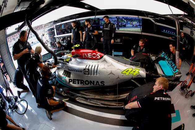 44 Lewis Hamilton (GBR, Mercedes-AMG Petronas F1 Team), F1 Grand Prix of Hungary at Hungaroring on July 29, 2022 in Budapest, Hungary. (Photo by HOCH ZWEI) Budapest Hungary