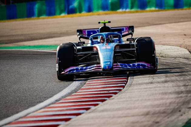 31 OCON Esteban (fra), Alpine F1 Team A522, action during the Formula 1 Aramco Magyar Nagydij 2022, Hungarian Grand Prix 2022, 12th round of the 2022 FIA Formula One World Championship, WM, Weltmeisterschaft from July 28 to 31, 2022 on the Hungaroring, in Mogyorod, Hungary - F1 - HUNGARIAN GRAND PRIX 2022 DPPI Panoramic  00122030__V2_3710