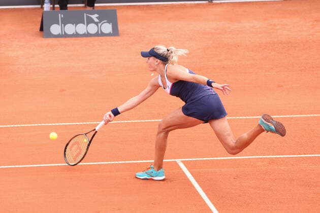 WARSZAWA 30.07.2022 TURNIEJ TENISOWY BNP PARIBAS POLAND OPEN --- WOMENS WTA, Tennis Damen 250 TENNIS TOURNAMENT BNP PARIBAS POLAND OPEN IN WARSAW KATERYNA BAINDL FOT. ANNA KLEPACZKO FOTOPYK NEWSPIX.PL --- Newspix.pl  220730LUM037