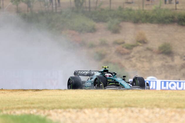 F1 Gran Prix of Hungary Sebastian Vettel of Aston Martin on track during final practice for the F1 Grand Prix of Hungary. Mogyorod Hungaroring Hungary Copyright: xMarcoxCanonierox