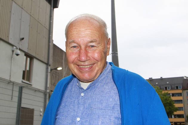 1860-Legende Karsten Wettberg, am Stadion, Portraet, Portrait, Fussballtrainer, Koenig von Giesing, Fussball DFB-Pokal TSV 1860 Muenchen - Borussia Dortmund, BVB, im Gruenwalderstadion am 29.07.2022 FOTO: Mladen Lackovic LakoPress
