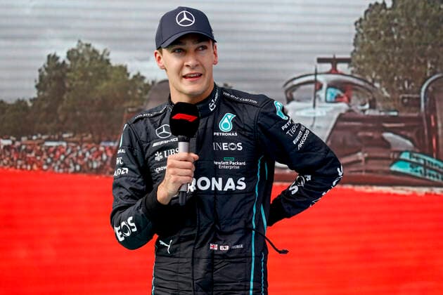63 George Russell (GBR, Mercedes-AMG Petronas F1 Team), F1 Grand Prix of Hungary at Hungaroring on July 30, 2022 in Budapest, Hungary. (Photo by HOCH ZWEI) Budapest Hungary