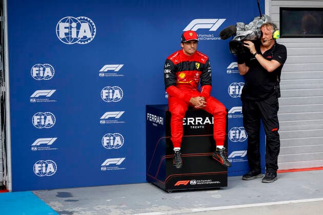 55 Carlos Sainz (ESP, Scuderia Ferrari), F1 Grand Prix of Hungary at Hungaroring on July 30, 2022 in Budapest, Hungary. (Photo by HOCH ZWEI) Budapest Hungary