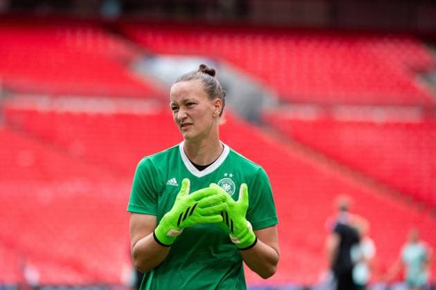 Almuth Schult (Deutschland 12), GBR, Abschlusstraining Deutschland, Fussball UEFA Womens EURO 2022, 30.07.2022 GBR, Abschlusstraining Deutschland, Fussball UEFA Womens EURO 2022, 30.07.2022 London Copyright: xEibner Memmlerx EP_MMR