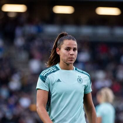 Lena Oberdorf (Deutschland 6), GBR, Deutschland vs. Frankreich, Fussball UEFA Womens EURO 2022, 27.07.2022, Halbfinale GBR, Deutschland vs. Frankreich, Fussball UEFA Womens EURO 2022, 27.07.2022, Halbfinale Milton Keynes Copyright: xEibner Memmlerx EP_MMR