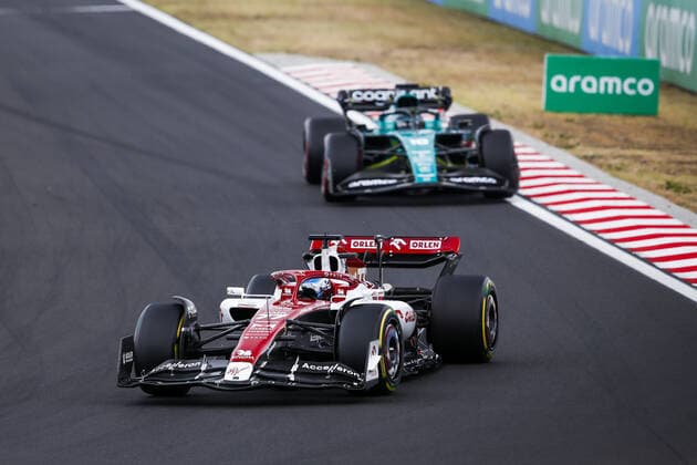 77 BOTTAS Valtteri (fin), Alfa Romeo F1 Team ORLEN C42, action during the Formula 1 Aramco Magyar Nagydij 2022, Hungarian Grand Prix 2022, 12th round of the 2022 FIA Formula One World Championship, WM, Weltmeisterschaft from July 28 to 31, 2022 on the Hungaroring, in Mogyorod, Hungary - F1 - HUNGARIAN GRAND PRIX 2022 - RACE DPPI Panoramic  00122031__F_16750.JPG_