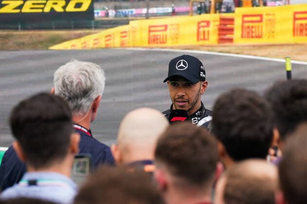 FORMULA 1 ARAMCO MAGYAR NAGYDIJ, 31 07 2022 Lewis Hamilton 44 (GBR), Mercedes AMG Petronas W13 finishes second during the FORMULA 1 ARAMCO MAGYAR NAGYDIJ at the Hungaroring, Mogyorod, Hungary on 31 July 2022 Editorial Use Only Copyright: xEleanorxHoadx ESM-0600-0010