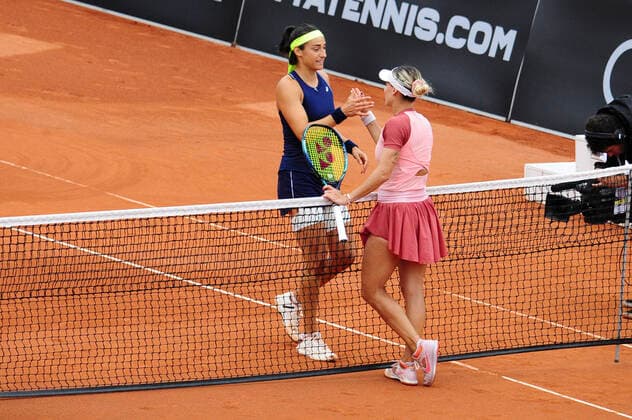 WARSZAWA 31.07.2022 TURNIEJ TENISOWY BNP PARIBAS POLAND OPEN --- WOMENS WTA, Tennis Damen 250 TENNIS TOURNAMENT BNP PARIBAS POLAND OPEN IN WARSAW N Z CAROLINE GARCIA ANA BOGDAN FOT. PAWEL WOJCIK FOTOPYK NEWSPIX.PL --- Newspix.pl  20220731PMW113