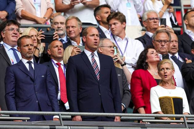 England Women v Germany UEFA WOMEN?S EURO 2022 31 07 2022. Cup Final Prince William during the UEFA WOMEN?S EURO 2022 match between England Women and Germany at Wembley Stadium, London, England on 31 July 2022. Editorial use only , Copyright: xNigelxKeenex PSI-15610-0025