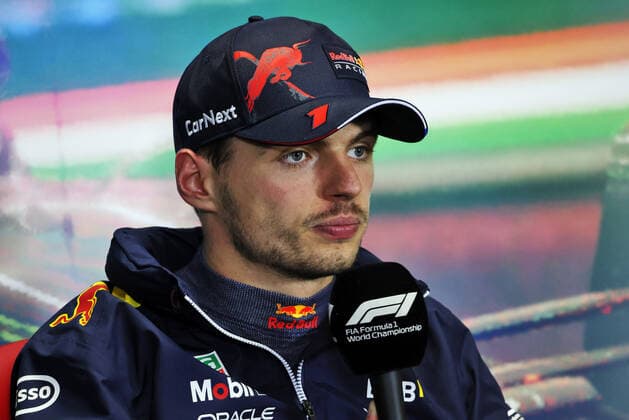 VERSTAPPEN Max (ned), Red Bull Racing RB18, portrait, post race press conference, PK, Pressekonferenz during the Formula 1 Aramco Magyar Nagydij 2022, Hungarian Grand Prix 2022, 12th round of the 2022 FIA Formula One World Championship, WM, Weltmeisterschaft from July 28 to 31, 2022 on the Hungaroring, in Mogyorod, Hungary - F1 - HUNGARIAN GRAND PRIX 2022 - RACE DPPI Panoramic  PressCon_2ED_JB_018