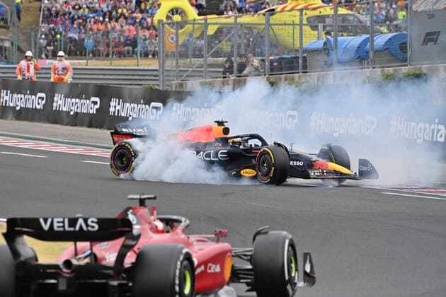 Sport Bilder des Tages 1 Max Verstappen (NLD, Oracle Red Bull Racing), F1 Grand Prix of Hungary at Hungaroring on July 31, 2022 in Budapest, Hungary. (Photo by HOCH ZWEI) Budapest Hungary