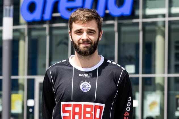 Liqui Moly Handball-Bundesliga: Pressekonferenz und Teampraesentation VfL Gummersbach; 02.08.2022 Martin Nagy (VfL Gummersbach, 1) Liqui Moly Handball-Bundesliga: Pressekonferenz und Teampraesentation VfL Gummersbach; Gummersbach, Schwalbe arena; 02.08.2022 Copyright: xBEAUTIFULxSPORTS Wunderlx