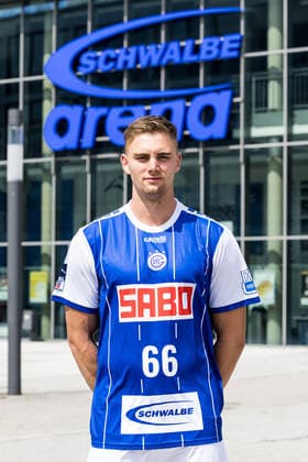 Liqui Moly Handball-Bundesliga: Pressekonferenz und Teampraesentation VfL Gummersbach; 02.08.2022 Stepan Zeman ( 66, VfL Gummersbach, 66) Liqui Moly Handball-Bundesliga: Pressekonferenz und Teampraesentation VfL Gummersbach; Gummersbach, Schwalbe arena; 02.08.2022 Copyright: xBEAUTIFULxSPORTS Wunderlx