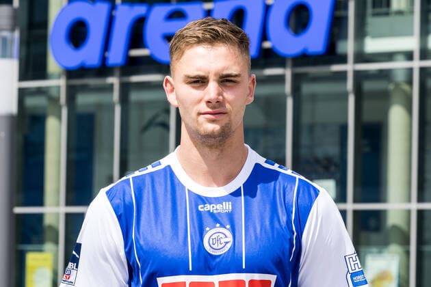 Liqui Moly Handball-Bundesliga: Pressekonferenz und Teampraesentation VfL Gummersbach; 02.08.2022 Stepan Zeman ( 66, VfL Gummersbach, 66) Liqui Moly Handball-Bundesliga: Pressekonferenz und Teampraesentation VfL Gummersbach; Gummersbach, Schwalbe arena; 02.08.2022 Copyright: xBEAUTIFULxSPORTS Wunderlx