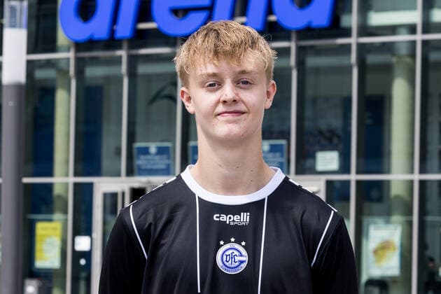 Liqui Moly Handball-Bundesliga: Pressekonferenz und Teampraesentation VfL Gummersbach; 02.08.2022 Oskar Knudsen (VfL Gummersbach, 20) Liqui Moly Handball-Bundesliga: Pressekonferenz und Teampraesentation VfL Gummersbach; Gummersbach, Schwalbe arena; 02.08.2022 Copyright: xBEAUTIFULxSPORTS Wunderlx