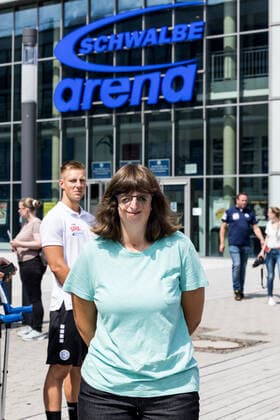 Liqui Moly Handball-Bundesliga: Pressekonferenz und Teampraesentation VfL Gummersbach; 02.08.2022 Nina Brueggemann Liqui Moly Handball-Bundesliga: Pressekonferenz und Teampraesentation VfL Gummersbach; Gummersbach, Schwalbe arena; 02.08.2022 Copyright: xBEAUTIFULxSPORTS Wunderlx