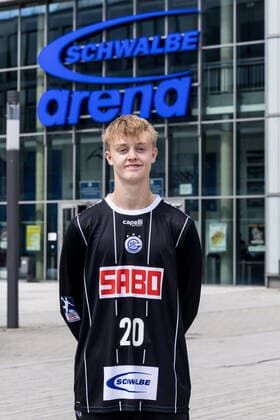 Liqui Moly Handball-Bundesliga: Pressekonferenz und Teampraesentation VfL Gummersbach; 02.08.2022 Oskar Knudsen (VfL Gummersbach, 20) Liqui Moly Handball-Bundesliga: Pressekonferenz und Teampraesentation VfL Gummersbach; Gummersbach, Schwalbe arena; 02.08.2022 Copyright: xBEAUTIFULxSPORTS Wunderlx