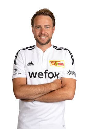 Sebastian Podsiadly Spielanalyst; 1.FC Union Berlin FCU Fußball Fussball Bundesliga Herren DFL Porträttermin Saison 2022 2023 02.08.2022 Kader, Porträt, Vorstellung, Präsentation, Pressetermin, GER