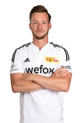 Rehatrainer Johannes Thienel; 1.FC Union Berlin FCU Fußball Fussball Bundesliga Herren DFL Porträttermin Saison 2022 2023 02.08.2022 Kader, Porträt, Vorstellung, Präsentation, Pressetermin, GER