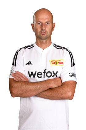 Physiotherapeut Sven Kuhlbrodt; 1.FC Union Berlin FCU Fußball Fussball Bundesliga Herren DFL Porträttermin Saison 2022 2023 02.08.2022 Kader, Porträt, Vorstellung, Präsentation, Pressetermin, GER