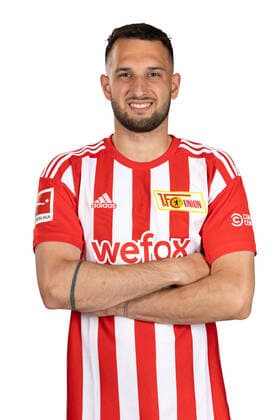 Levin Öztunali; 1.FC Union Berlin FCU Fußball Fussball Bundesliga Herren DFL Porträttermin Saison 2022 2023 02.08.2022 Kader, Porträt, Vorstellung, Präsentation, Pressetermin, GER