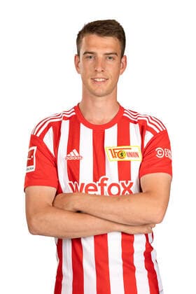 Janik Haberer; 1.FC Union Berlin FCU Fußball Fussball Bundesliga Herren DFL Porträttermin Saison 2022 2023 02.08.2022 Kader, Porträt, Vorstellung, Präsentation, Pressetermin, GER