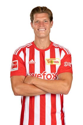 Kevin Behrens; 1.FC Union Berlin FCU Fußball Fussball Bundesliga Herren DFL Porträttermin Saison 2022 2023 02.08.2022 Kader, Porträt, Vorstellung, Präsentation, Pressetermin, GER