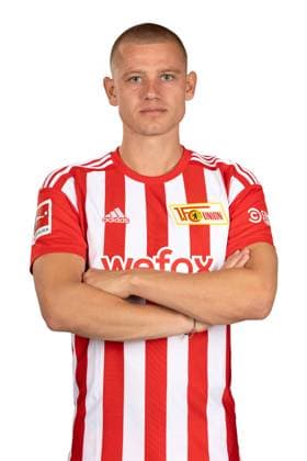 Julian Ryerson; 1.FC Union Berlin FCU Fußball Fussball Bundesliga Herren DFL Porträttermin Saison 2022 2023 02.08.2022 Kader, Porträt, Vorstellung, Präsentation, Pressetermin, GER