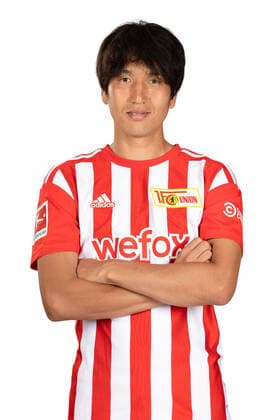 Genki Haraguchi; 1.FC Union Berlin FCU Fußball Fussball Bundesliga Herren DFL Porträttermin Saison 2022 2023 02.08.2022 Kader, Porträt, Vorstellung, Präsentation, Pressetermin, GER