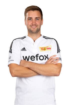 Arzt Marvin Minkus; 1.FC Union Berlin FCU Fußball Fussball Bundesliga Herren DFL Porträttermin Saison 2022 2023 02.08.2022 Kader, Porträt, Vorstellung, Präsentation, Pressetermin, GER