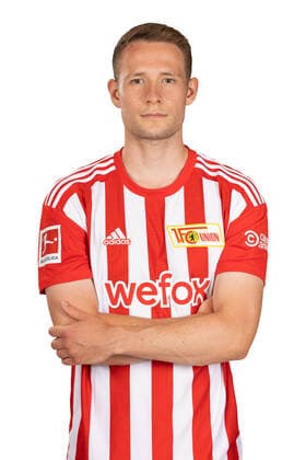Paul Jaeckel; 1.FC Union Berlin FCU Fußball Fussball Bundesliga Herren DFL Porträttermin Saison 2022 2023 02.08.2022 Kader, Porträt, Vorstellung, Präsentation, Pressetermin, GER