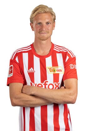 Morten Thorsby; 1.FC Union Berlin FCU Fußball Fussball Bundesliga Herren DFL Porträttermin Saison 2022 2023 02.08.2022 Kader, Porträt, Vorstellung, Präsentation, Pressetermin, GER