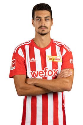 Diego Leite; 1.FC Union Berlin FCU Fußball Fussball Bundesliga Herren DFL Porträttermin Saison 2022 2023 02.08.2022 Kader, Porträt, Vorstellung, Präsentation, Pressetermin, GER