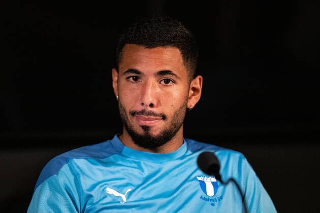 220803 Sergio Pena during a press conference, PK, Pressekonferenz with Malmö FF on August 3, 2022 in Malmö. Photo: Mathilda Ahlberg BILDBYRAN COP 240 MA0284 fotboll football soccer fotball uefa europa league träning practice training malmö ff bbeng Copyright: MATHILDAxAHLBERG BB220803BB166