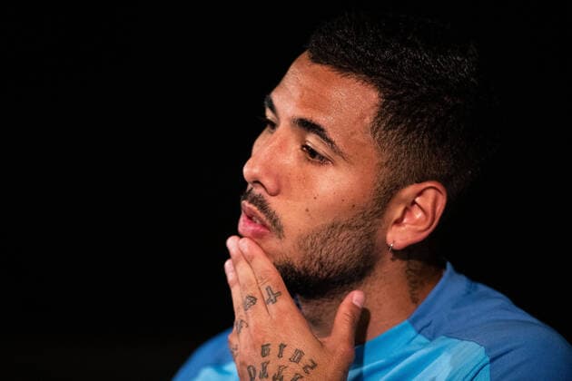 220803 Sergio Pena during a press conference, PK, Pressekonferenz with Malmö FF on August 3, 2022 in Malmö. Photo: Mathilda Ahlberg BILDBYRAN COP 240 MA0284 fotboll football soccer fotball uefa europa league träning practice training malmö ff bbeng Copyright: MATHILDAxAHLBERG BB220803BB168