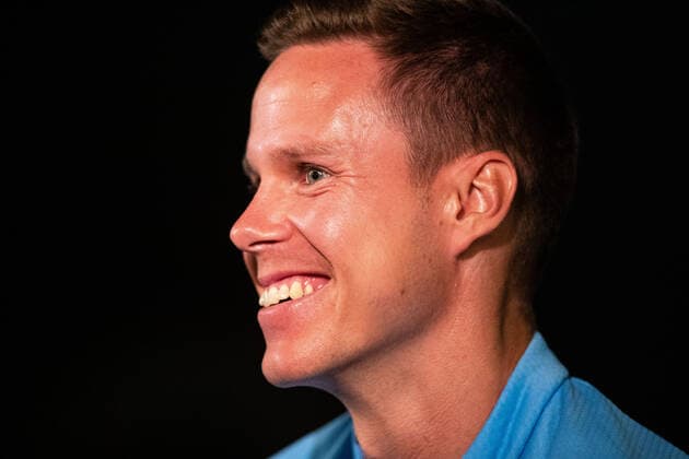 220803 Niklas Moisander during a press conference, PK, Pressekonferenz with Malmö FF on August 3, 2022 in Malmö. Photo: Mathilda Ahlberg BILDBYRAN COP 240 MA0284 fotboll football soccer fotball uefa europa league träning practice training malmö ff bbeng Copyright: MATHILDAxAHLBERG BB220803BB171
