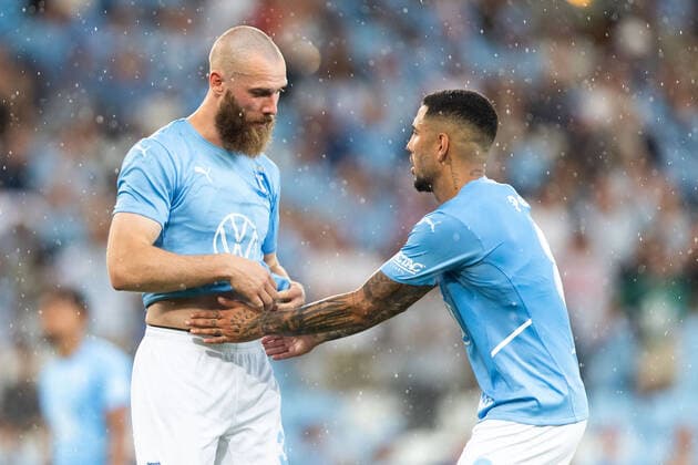 220804 Jo Inge Berget of Malmö FF looks dejected during the UEFA Europa League qualification match between Malmö FF and Diddeleng on August 4, 2022 in Malmö. Photo: Mathilda Ahlberg BILDBYRAN COP 240 MA0288 fotboll football soccer fotball uefa europa league kval qualifying round qualification malmö ff diddeleng bbeng dudelange depp Copyright: MATHILDAxAHLBERG BB220804BB225