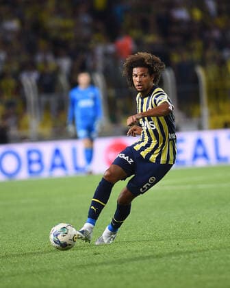 Fußball, EL-Quali, Fenerbahce Istanbul - 1. FC Slovacko Uherske Hradiste Willian Arao of Fenerbahce SK during the UEFA Europa League Third Qualifying Round first Leg match between Fenerbahce SK and FC Slovacko at Ulker Stadium in Istanbul Turkey on August 04 , 2022. ( Photo by Seskimphoto ) 