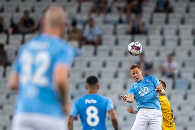 220804 Niklas Moisander of Malmö FF during the UEFA Europa League qualification match between Malmö FF and Diddeleng on August 4, 2022 in Malmö. Photo: Mathilda Ahlberg BILDBYRAN COP 240 MA0288 fotboll football soccer fotball uefa europa league kval qualifying round qualification malmö ff diddeleng bbeng dudelange Copyright: MATHILDAxAHLBERG BB220804BB701