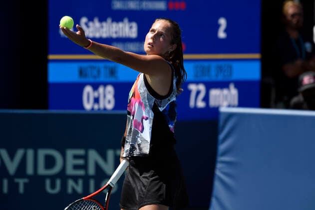 August 5, 2022, San Jose, California, USA: San Jose, California, U.S. - Daria Kasatkina won her quarter final match against Aryna Sabalenka Friday at the Mubadala Silicon Valley Classic in San Jose. San Jose USA - ZUMAw332 20220805_zap_w332_009 Copyright: xNealxWatersx