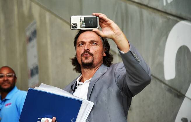 05.08.2022 Frankfurt am Main, Deutsche Bank Park Fussball, 1. Bundesliga, Saison 2022 2023 Eintracht Frankfurt (SGE) gegen FC Bayern München (FCB) Lutz Pfannenstiel, Ex-Sportvorstand bei Fortuna Düsseldorf emspor, DFL regulations prohibit any use of photographs as image sequences and or quasi-video